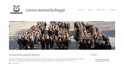 Desktop Screenshot of maironieciudraugija.lt
